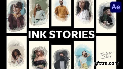 Videohive Instagram Ink Historical Stories for After Effects 43218056