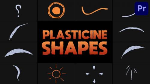 Videohive - Plasticine Shapes | Premiere Pro MOGRT - 43383080