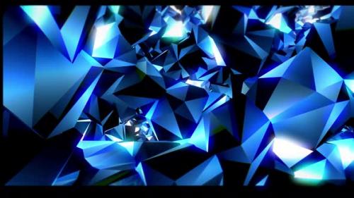 Videohive - Flying and Sparkling Crystal Diamonds | 4K - 43407603