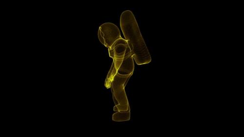 Videohive - Hologram Astronaut - 43412596