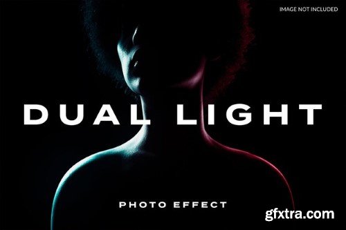 Cinematic dual light photo effect