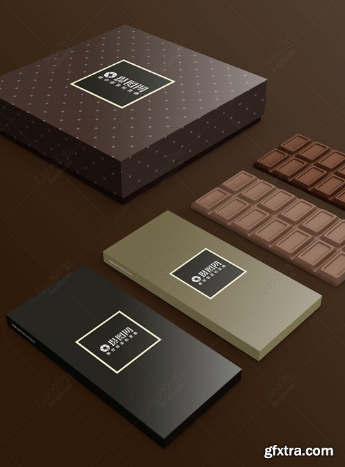Chocolate Box Packaging Mockup Template 400820341