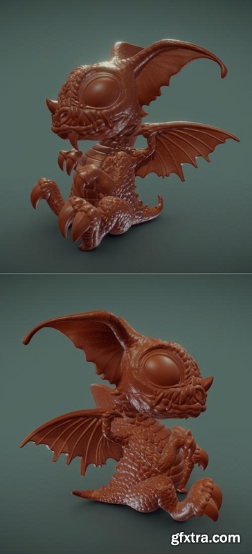 Little Dragon Vilgo – 3D Print Model