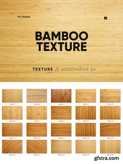20 Bamboo Textures HQ