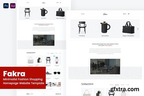 Fakra - Minimalist Fashion Shopping Website Design AQPVPMS