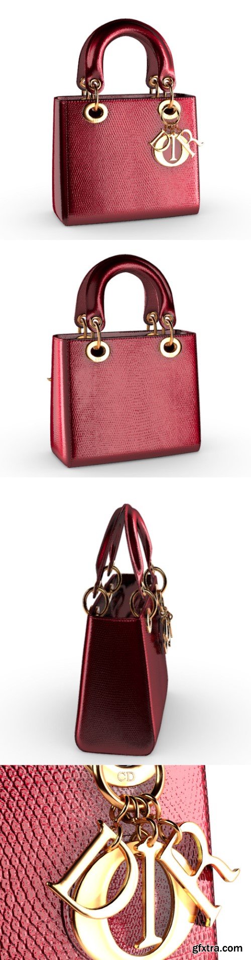 Dior handbag 3d model