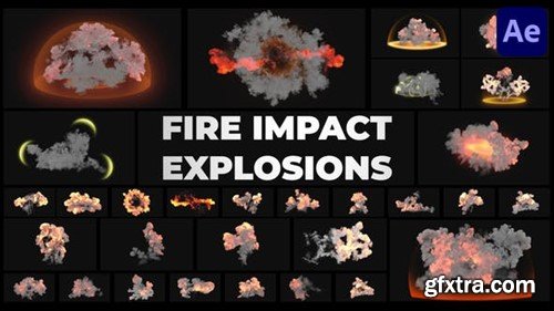 Videohive Fire Impact Explosions for After Effects 43428198
