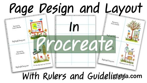 Page Layout and Design in Procreate with Rulers and Guidelines