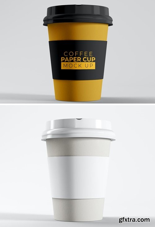 Coffee Paper Cup Mockup 5D2H4FB