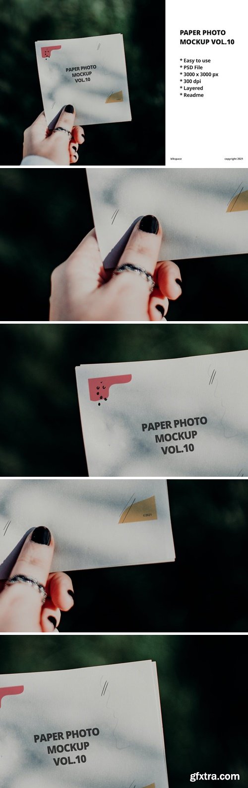 Paper Photo Mockup Vol.10 XVAXG4R