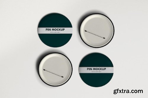 Pin design mockup
