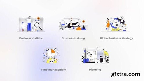 Videohive Business Statistic - Outline Concepts 43435668