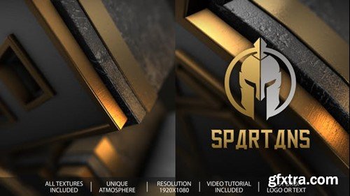 Videohive Epic Power And Elegant Gold Logo Reveal 35798347