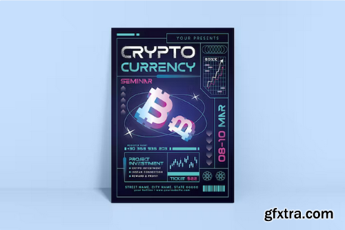 Crypto Currency Conference Flyer