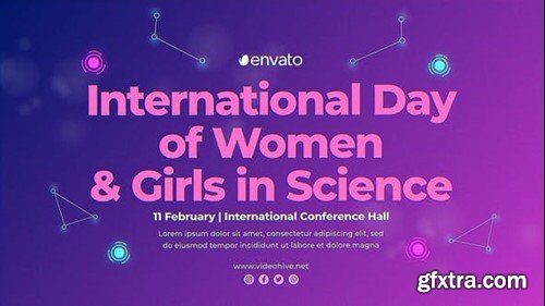 Videohive International Day Of Women & Girls In Science 43506947