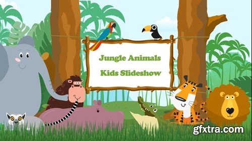 Videohive Jungle Animals Kids Slideshow 43443265