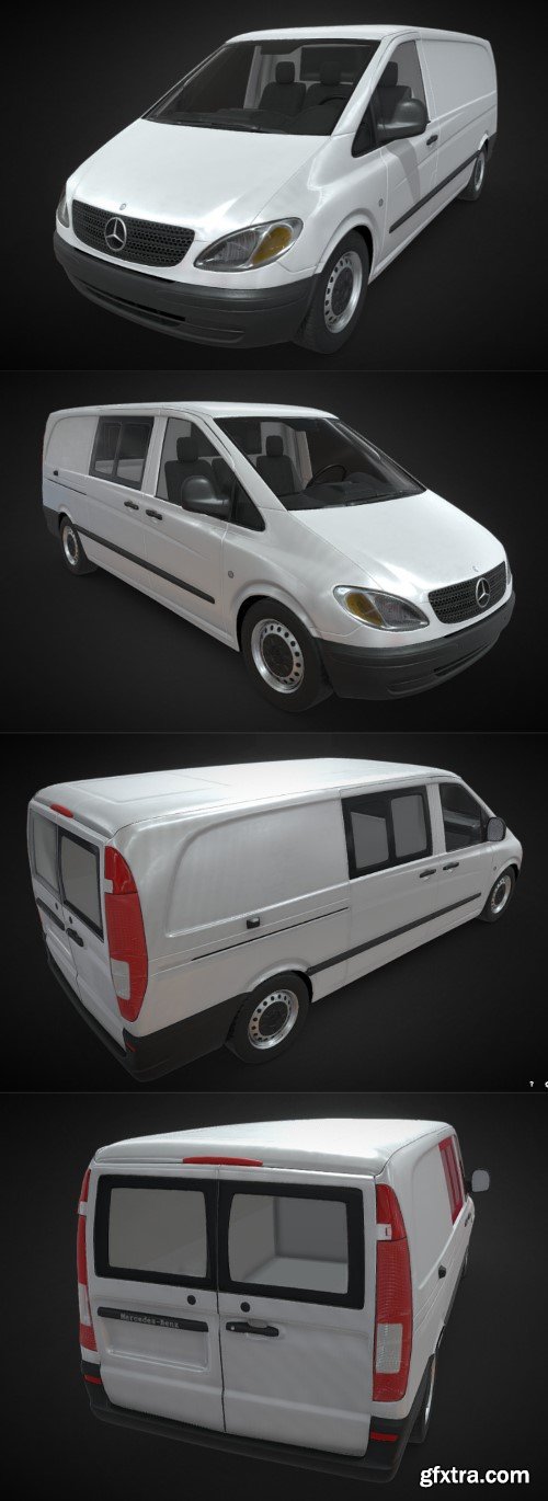 Mercedes Vito Utility Car 3D model
