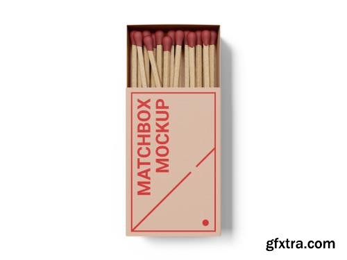 Safety Matches Box Mockup 547087996