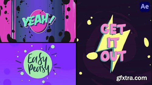 Videohive Cartoon Logo Text animations #2 [After Effects] 43552885