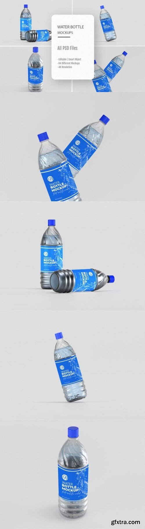 04 PSD Water Bottle Mockups