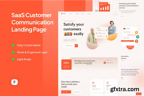 Cees - SaaS Customer Communication Landing Page