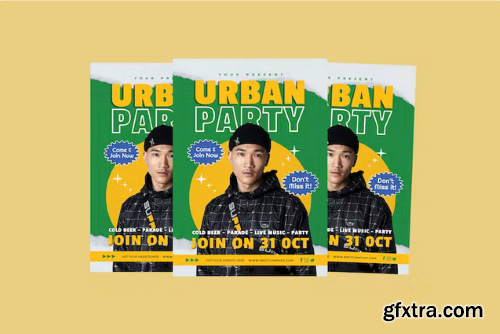 Urban Night Party Flyers