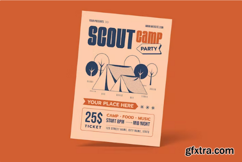 Scout Camp Flyer