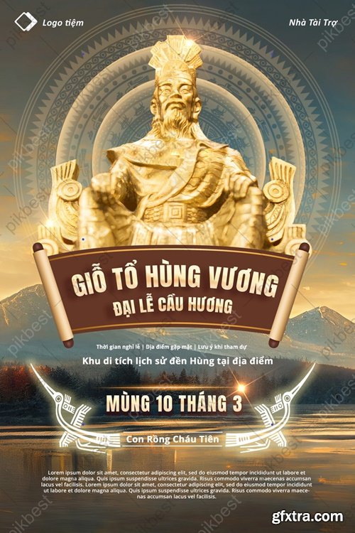Announcement Of Hung Kings Commemoration Holiday Poster 8974754