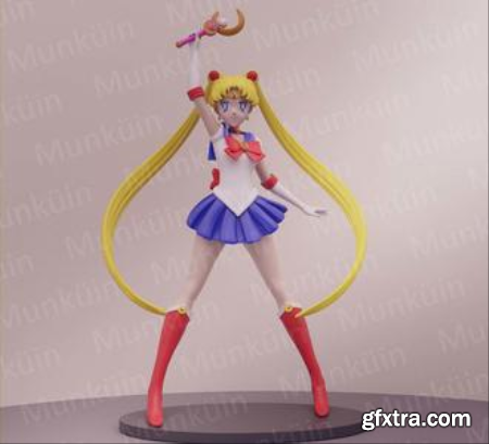 Usagi Tsukino – Sailor moon – 3D Print Model