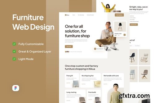 Nikua - Furniture Web Design TA2LKX7