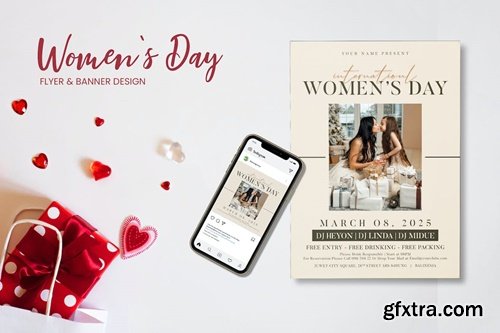 Happy Womens Day Flyer Templates QF4FENM