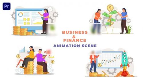 Videohive - Finance Business Explainer Animation Scene - 43660829