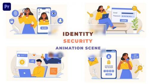 Videohive - Online Media Identity Security Concept Animation Scene - 43661060