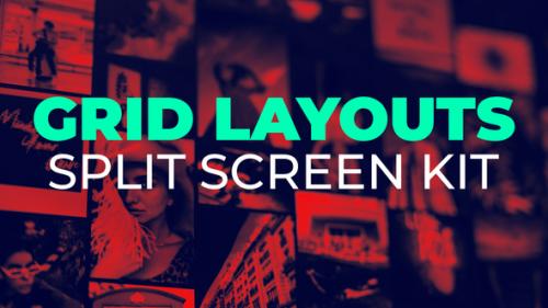 Videohive - Grid Layouts - Split Screen Kit - 43647051