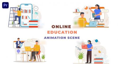 Videohive - Online Education Explainer Animation Scene - 43663343