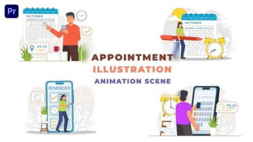 Videohive - Meeting Appointment Animated Scene - 43663775