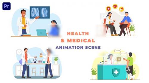 Videohive - Healthcare and Medical Hospital Animation Scene - 43665495