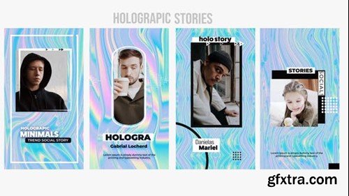 Videohive Holographic Stories 43726547