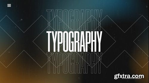 Videohive Typography Intro 43234490
