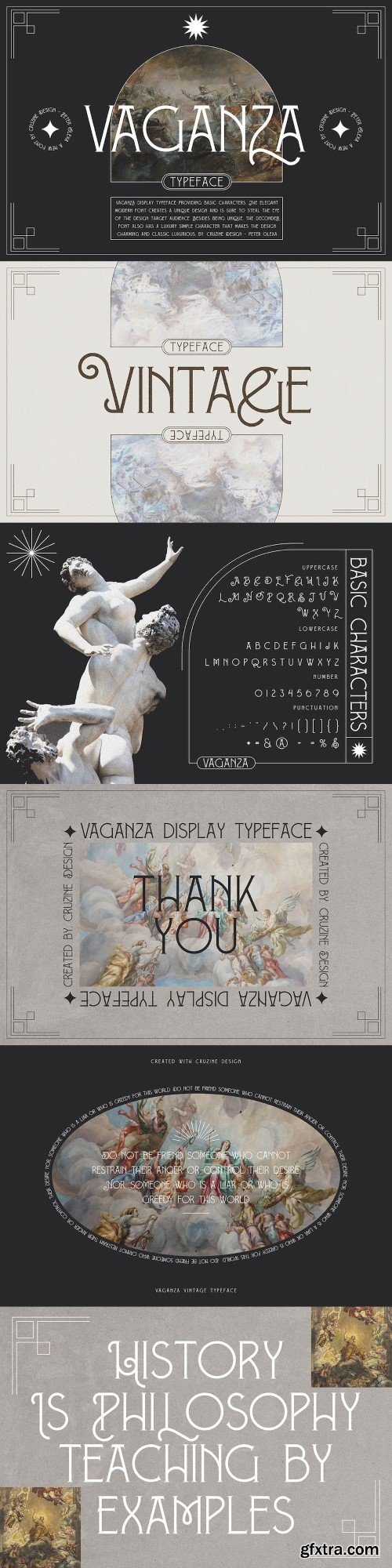 Vaganza - Vintage Serif Font