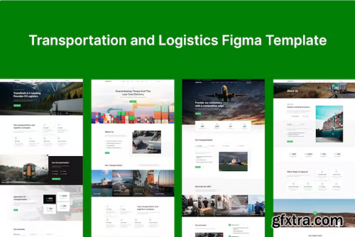 Transportation and Logistics Figma - Transflash