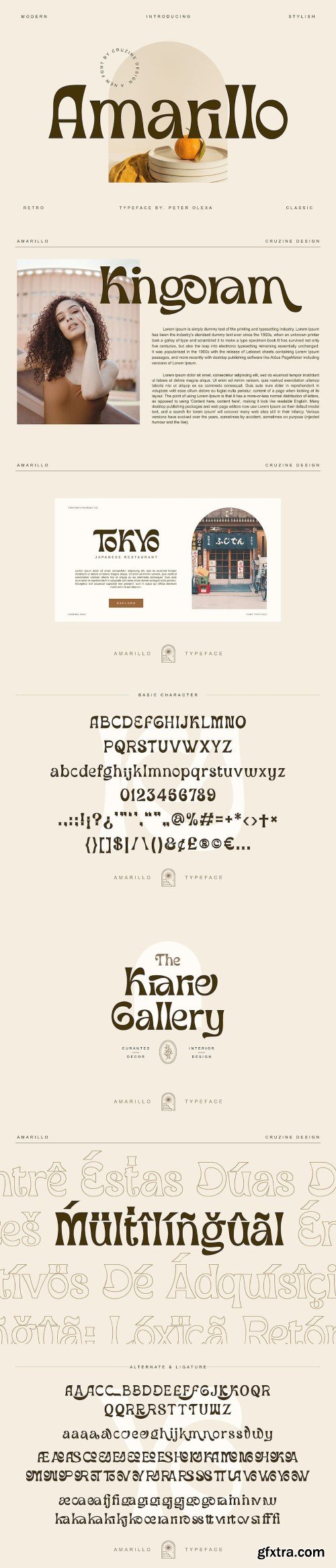 Amarillo - Modern Sans Font