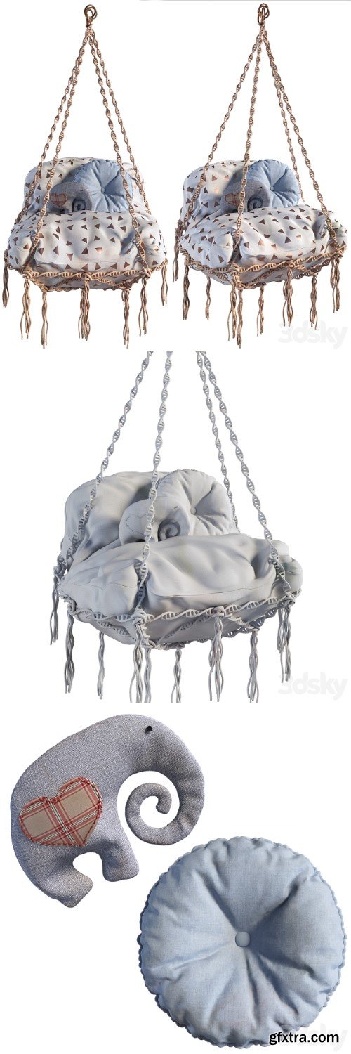 Baby hanging chair | Vray