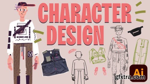 Storytelling Through Details! Building a stylized character in Adobe Illustrator