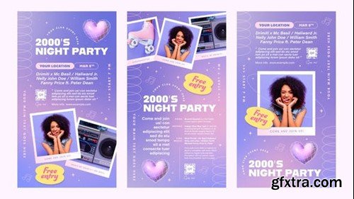 Videohive Y2K Party Video Template 43856247