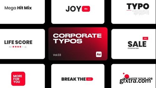 Videohive Corporate Typos 03 for After Effects 43960739