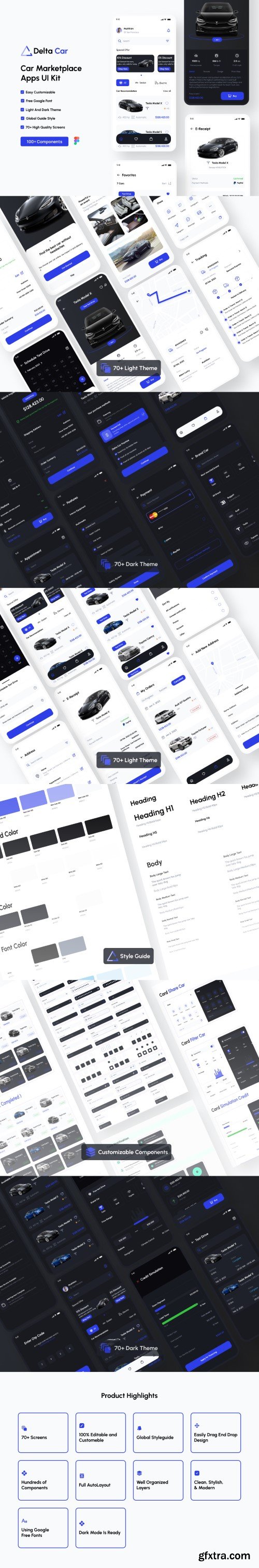 UI8 - Delta Car - Car Marketplace Apps UI Kit
