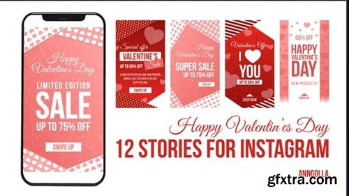 Videohive Valentine Day Sales Instagram Story 43093763