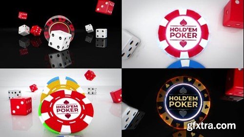 Videohive Casino Chips Logo Reveals 43943446