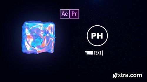 Videohive Holographic Clean Logo Reveal 43941303